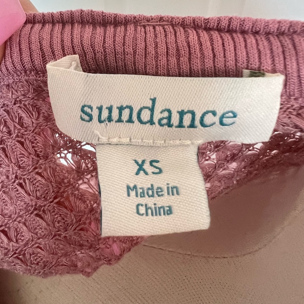 Sundance Women’s Sweater Dusty Rose / Pink Knit Size XS - Picture 10 of 11